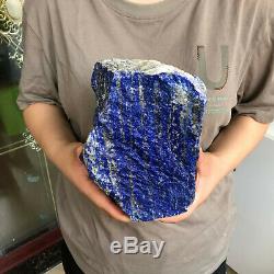 7.84LB Natural lapis lazuli quartz stone place pieces of crystal rod point G708