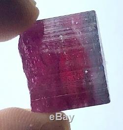 7.8 grams Excellent Quality St Bi color tourmaline crystal pocket piece