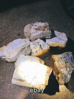 7 Piece Cave Milky Quartz