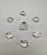7 Piece Lot Of Water-clear Herkimer Diamond Jewels Treasure Mountain Mine Direct