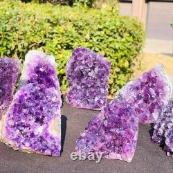 7 Pieces 5.5LB Natural Uruguayan Amethyst Cave Specimen Healing 3276