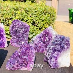 7 Pieces 5.5LB Natural Uruguayan Amethyst Cave Specimen Healing 3276