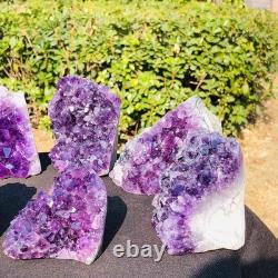 7 Pieces 5.5LB Natural Uruguayan Amethyst Cave Specimen Healing 3276