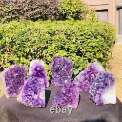 7 Pieces 5.5LB Natural Uruguayan Amethyst Cave Specimen Healing 3276