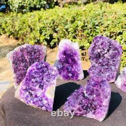 7 Pieces 5.5LB Natural Uruguayan Amethyst Cave Specimen Healing 3276