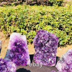 7 Pieces 5.5LB Natural Uruguayan Amethyst Cave Specimen Healing 3276