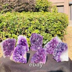 7 Pieces 5.5LB Natural Uruguayan Amethyst Cave Specimen Healing 3276