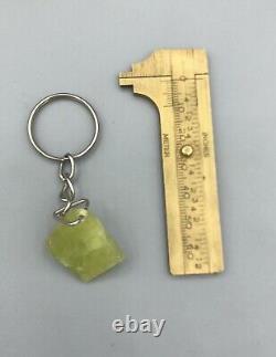 7 Pieces Of Jade Crystal Keychain Natural Gemstone Afghanistan Origin