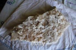 7 Pound 8 Oz Arkansas Quartz Crystal Covered In Clear Points Large Piece