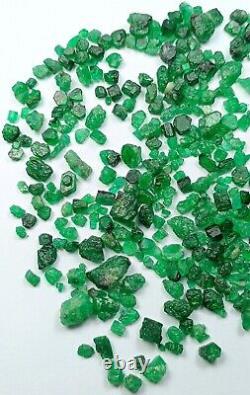 80 CT Natural Emerald Crystals- Swat valley, Kpk, Pakistan. 100+ pieces lot