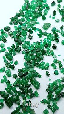 80 CT Natural Emerald Crystals- Swat valley, Kpk, Pakistan. 100+ pieces lot