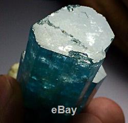 82 Gram Collection piece Aquamarine bunch of Crystals on Feldspar Matrix
