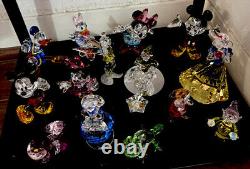 82 pcs Swarovski Crystal Disney Figurines Limited Ed's. Soulmates. Christmas. SCS