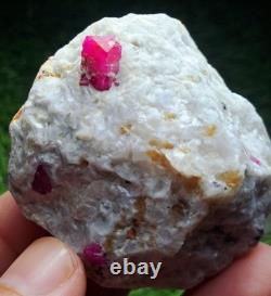 830grams10pieces lot of lovely natural ruby specimens on matrixfrom Afghanistan