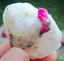 830grams10pieces lot of lovely natural ruby specimens on matrixfrom Afghanistan