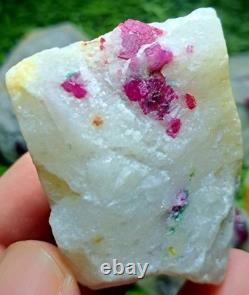 830grams10pieces lot of lovely natural ruby specimens on matrixfrom Afghanistan