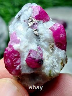 830grams10pieces lot of lovely natural ruby specimens on matrixfrom Afghanistan
