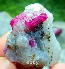 830grams10pieces lot of lovely natural ruby specimens on matrixfrom Afghanistan
