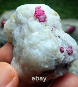 830grams10pieces lot of lovely natural ruby specimens on matrixfrom Afghanistan