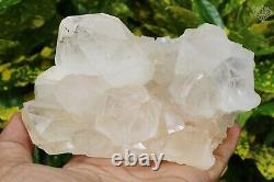 837Gram Large Natural White Quartz Crystal Cluster Rough Specimen Geode Stone