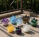 8pcs/set Bestseller 2025 Crystal Cluster Collection Natural Rough Geode Reiki