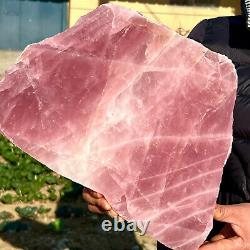 8.18LB Natural crystal polished rose powder polished crystal piece AC787