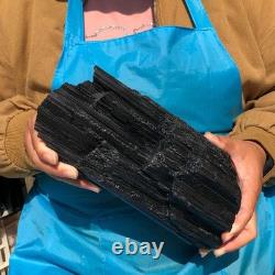8.22LB Natural Black Tourmaline Specimen Raw Crystal Mineral Collection Piece