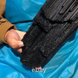 8.22LB Natural Black Tourmaline Specimen Raw Crystal Mineral Collection Piece
