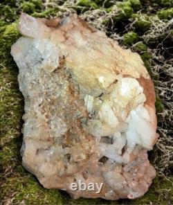 8.4lb Gorgeous! Ouachita Mountain Quartz Rainbow Inclusion, Statement Piece