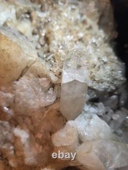 8.4lb Gorgeous! Ouachita Mountain Quartz Rainbow Inclusion, Statement Piece