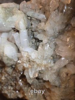 8.4lb Gorgeous! Ouachita Mountain Quartz Rainbow Inclusion, Statement Piece