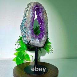 8.88LB High quality amethyst cave pieces hand cut and repaired