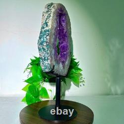 8.88LB High quality amethyst cave pieces hand cut and repaired