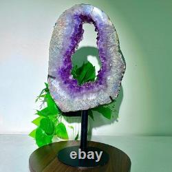 8.88LB High quality amethyst cave pieces hand cut and repaired