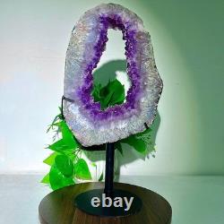 8.88LB High quality amethyst cave pieces hand cut and repaired