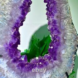 8.88LB High quality amethyst cave pieces hand cut and repaired