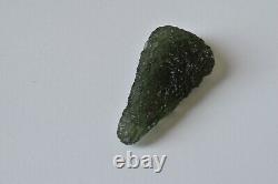 8.8g GENUINE MOLDAVITE TEKTITE MUSEUM PIECE 42 X 22 X 10mm ORGONE #191