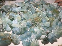 8 Kgs Jumbo Huge Pieces Aquamarine Chunks From @afg