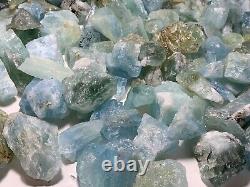 8 Kgs Jumbo Huge Pieces Aquamarine Chunks From @afg