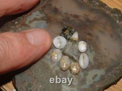 8 Pieces Gold Quartz Cabochon 16 Carats Gold Nugget Jewelry