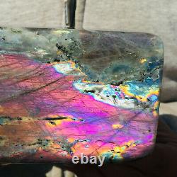990g Natural Purple Labradorite Crystal Piece Rough Healing Specimen