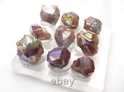 9Pcs Rough Rainbow Garnet Andradite Crystal from Kohse Mine, JAPAN