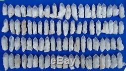 9.09lb (80 Pieces) Unique skeletal NATURAL Clear quartz crystal Point Specimens