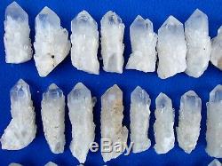 9.09lb (80 Pieces) Unique skeletal NATURAL Clear quartz crystal Point Specimens