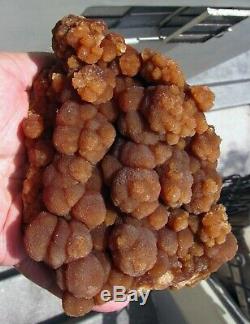 ARAGONITE BOTRYOIDAL RED CRYSTALS on MATRIX from PERÚ. WONDERFUL PIECE