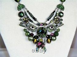 AYALA BAR NECKLACE # 9454 Hip Collection Swarovski Crystal Statement BOOK PIECE