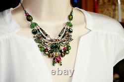 AYALA BAR NECKLACE # 9454 Hip Collection Swarovski Crystal Statement BOOK PIECE