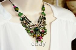 AYALA BAR NECKLACE # 9454 Hip Collection Swarovski Crystal Statement BOOK PIECE