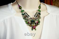 AYALA BAR NECKLACE # 9454 Hip Collection Swarovski Crystal Statement BOOK PIECE