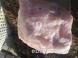 A 30 Pound Piece Of Rose Quartz A Beautiful Monster High Quality Used In Healing